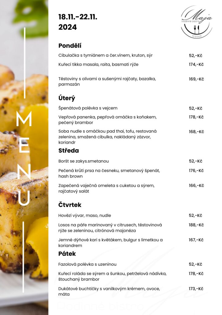 Tydenni menu 45